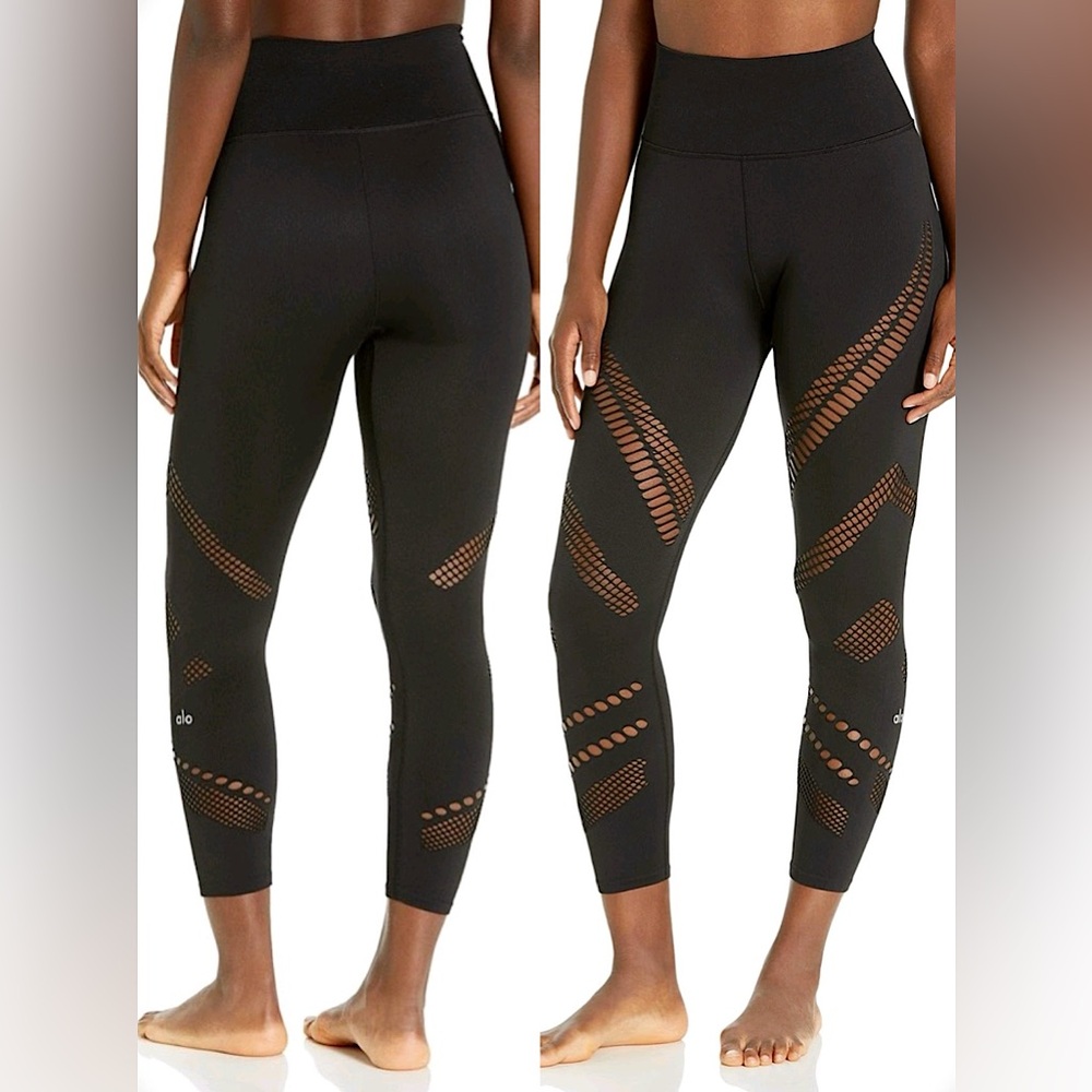 Alo Yoga Seamless Mesh-Inset Leggings | Brand New with tags